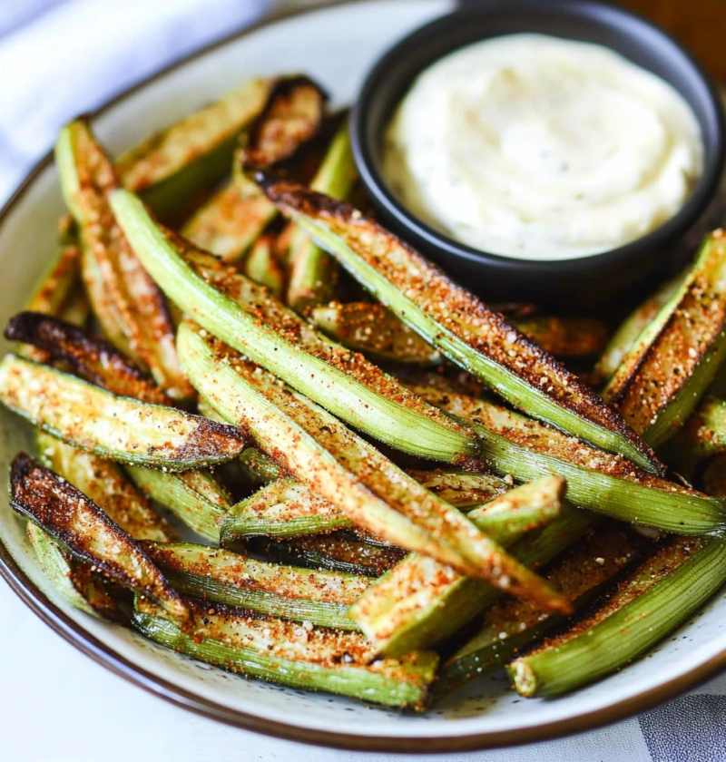 Okra Fries Are The Best Crispy Baked Snack Ever