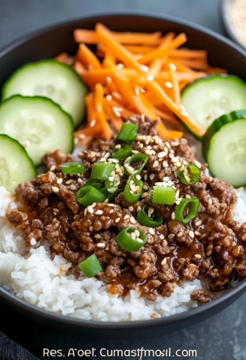 Korean Beef Cucumber Bowls: Easy Weeknight Dinner