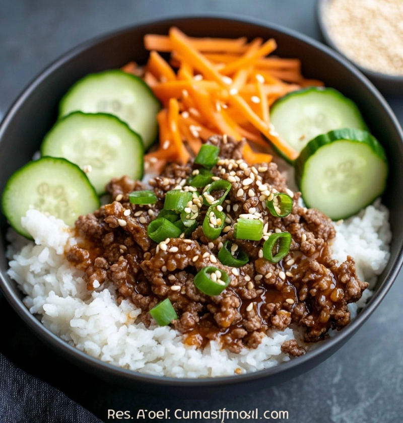 Korean Beef Cucumber Bowls: Easy Weeknight Dinner 1 Korean Beef Cucumber Bowls: Easy Weeknight Dinner