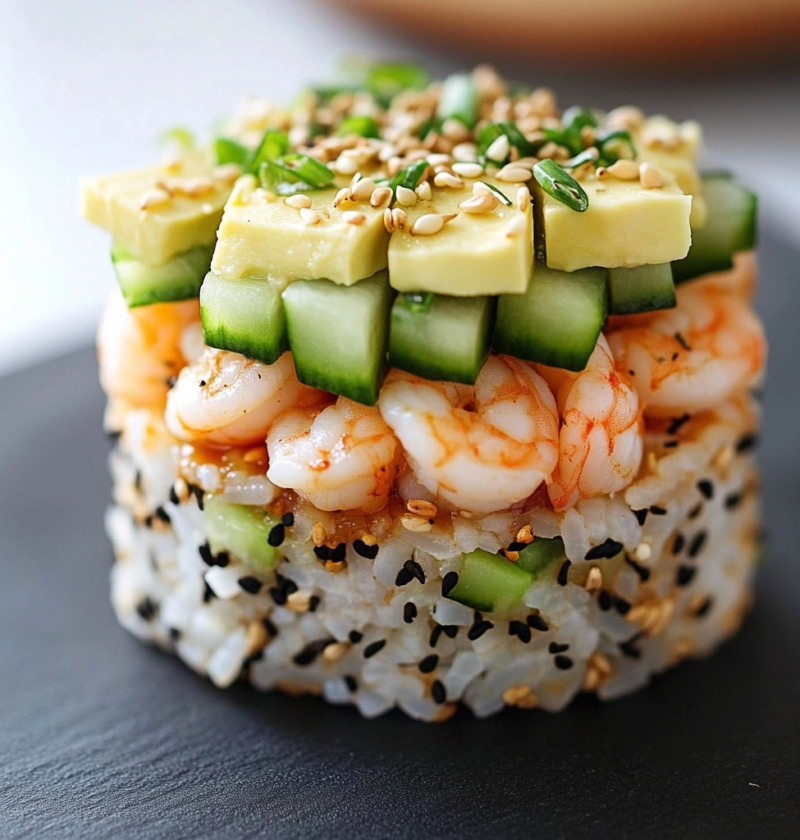 Shrimp Sushi Stacks: A Quick And Delicious Meal Idea Today 1 Shrimp Sushi Stacks: A Quick And Delicious Meal Idea Today