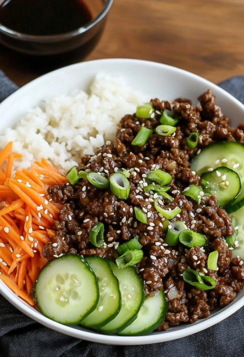 Korean Beef Cucumber Bowls for Quick Family Dinners