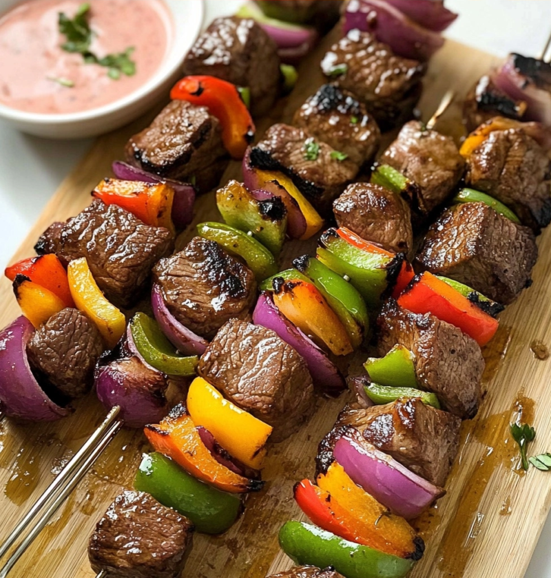 Juicy Steak Kabobs for Grilling Season